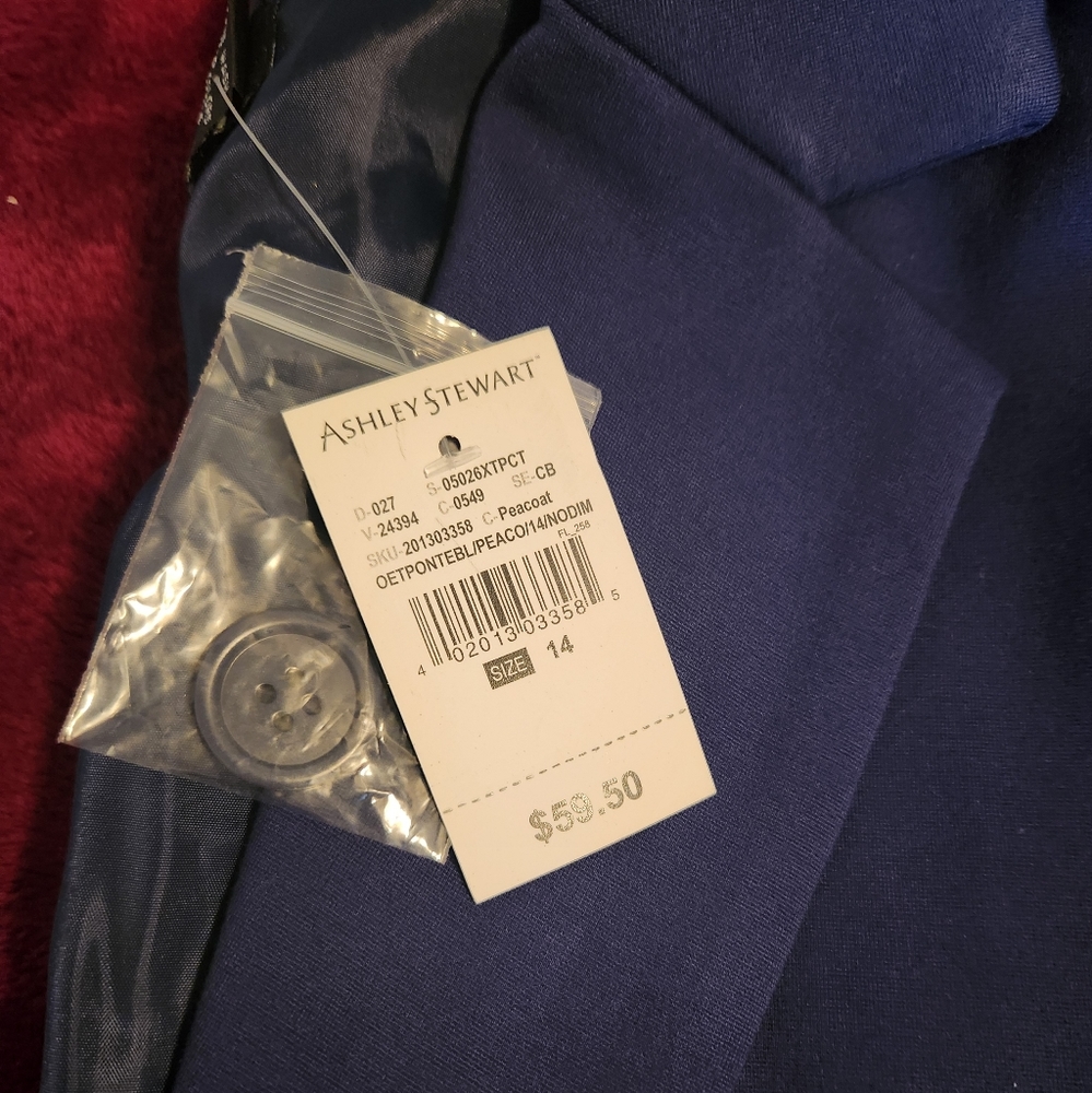 Office Style Blue Blazer - Picture 7 of 7